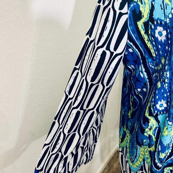 L&B Western Boho Fringe Mini Dress or Tunic Medium - Picture 4 of 8